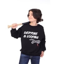 Toontoy Erkek Çocuk Baskılı Sweatshirt (Siyah)