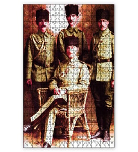 Cakapuzzle Atatürk Yıldırım Orduları Komutanı Puzzle Yapboz MDF (Ahşap) (500 Parça)