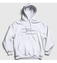 Presmono Unisex Beyaz If Not Tired Developer Yazılımcı Kapüşonlu Sweatshirt 334950tt (Beyaz)