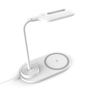 Pazariz Masa Lambası Led 10w Cep Telefonu Hızlı Kablosuz Şarj  Özellikli  (Siyah)