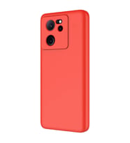 Xiaomi Mi 13T Kılıf Mara Lansman İç Yüzeyi Kadife Kılıf (Kırmızı)