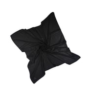 Mısırlı Eşarpları Queen Krep Simli Kadın Eşarp 110x110 cm (Siyah)