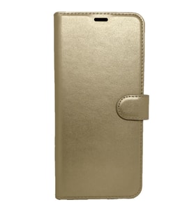 Oppo A15 Cüzdanlı Kapaklı Kılıf Kartlıklı Standlı Kopçalı (Gold)