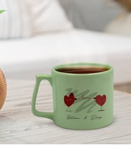BK Gift Kişiye Özel Sevgili İsimli Pastel Yeşil Middle Kupa Bardak, Arkadaşa Hediye, Ev Hediyesi, Doğum Günü Hediyesi, Ofis Hediyesi (Model 6)