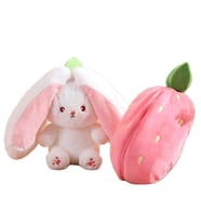 Pelüş Gold 35 cm Havuç Tavşan (Pembe)