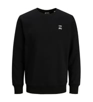 Jack & Jones Erkek Sırt Baskılı Sweatshirt 12223238 (Siyah)