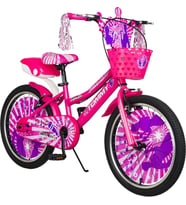 TommyBike 20 jant Lüx Aksesuarlı Cocuk Bisikleti (Pembe)