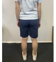 Kadın Regular Fit Şort SPR24SRK61 (Lacivert-Gri)