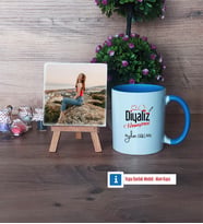 Diyaliz Hemşiresi Fotoğraflı Dekoratif Taş, Kupa Bardak Beyaz Hediye Tıp Bayramı Hediyesi Hemşireler Günü Hediyesi (Model 4)