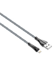LDNIO i Hızlı Şarj Kablosu 1 Metre Lightning -LS461 (Gri)