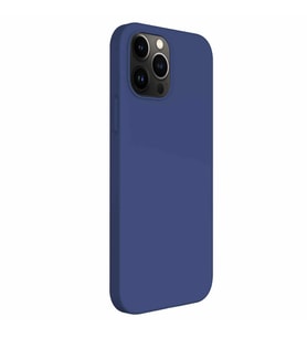 Vendas iPhone 13 Pro Lansman Serisi içi Kadife ipek Dokulu Kılıf (Lacivert)