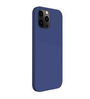 Vendas iPhone 13 Pro Lansman Serisi içi Kadife ipek Dokulu Kılıf (Lacivert)
