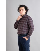 ADVANTE CEPLİ RAHAT KESİM KIŞLIK ERKEK GÖMLEK (Bordo)
