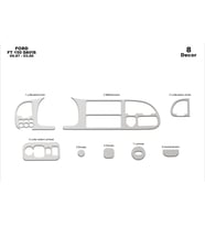 Meriç® Ford Transit Ön Torpido Kaplama Maun 8 Parça 1997-2000 (Alüminyum)