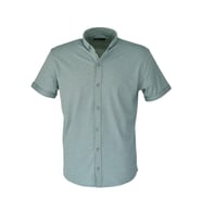 Erkek Önden Düğmeli Yakalı Tişört R4280 BGL-ST03769 (Mint Yeşili)