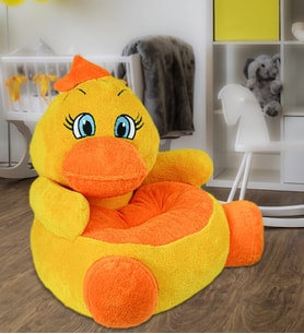 Ördek Pelüş Bebek Çocuk Koltuğu (Sarı)