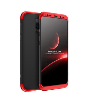 Microsonic Samsung Galaxy S9 Plus Kılıf Double Dip 360 Protective (Kırmızı)