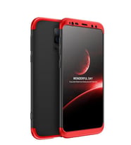 Microsonic Samsung Galaxy S9 Plus Kılıf Double Dip 360 Protective (Kırmızı)