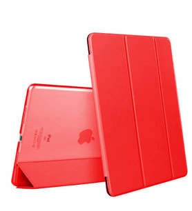 Microsonic Apple iPad Air 3 10.5'' 2019 (A2152-A2123-A2153-A2154) Smart Case ve arka Kılıf (Kırmızı)