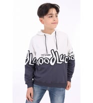 Toontoy Erkek Çocuk Baskılı Sweatshirt (Füme)