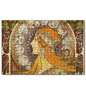 Cakapuzzle Astrolog Kadın ve Burçlar  Puzzle Yapboz MDF (Ahşap) (1000 Parça)