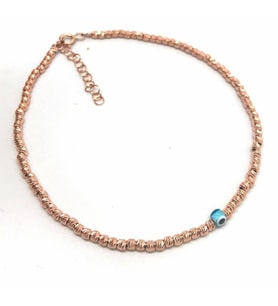 ithal toplu gümüş halhal sh509y5 (Rose)