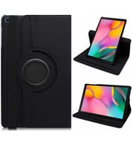 Samsung Galaxy Tab T510 Döner STand Tablet Kılıfı (Siyah)