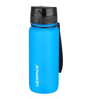 Uzspace 650 ml Tritan Su Matarası 14 Farklı Renk Softtouch  (Turkuaz)