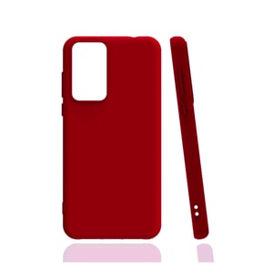 Xiaomi Poco X3 GT Kılıf Kamera Korumalı Silikon Rubber Arka Kapak (Kırmızı)