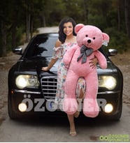 PABABO  130 Cm Papyonlu Oyuncak Kılıfı ( Boş Olarak Gönderilmektedir. (Pembe)