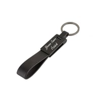Pigado İsme Kişiye Özel Metal Unisex Anahtarlık (Siyah)