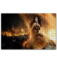 Cakapuzzle  Wonder Woman Gal Gadot  Puzzle Yapboz MDF (Ahşap) (1000 Parça)