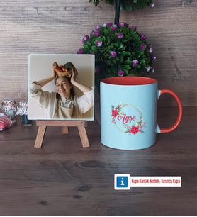 İsme Özel Doğum Günü Hediyesi Fotoğraflı Dekoratif Taş, Kupa Bardak Beyaz Hediye (Model 13)