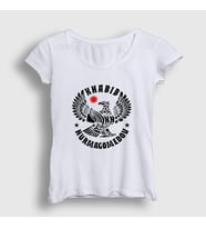 Presmono Kadın Sarı Eagle V3 Ufc Khabib Nurmagomedov T-Shirt 314359tt (Beyaz)
