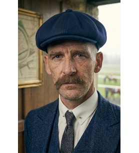 Erkek Kasket Peaky Blinders Driver Kaşmir Şapka Bere Fötr cp224u (Lacivert)