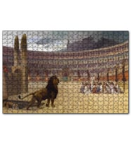 Cakapuzzle Martryrs'in Son Duası Tablo Arena Aslan  Puzzle Yapboz MDF (Ahşap) (255 Parça)