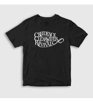 Presmono Unisex Çocuk Beyaz Logo Creedence Clearwater Revival T-Shirt 490612tt (Siyah)