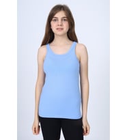 Toontoy Kız Çocuk Atlet (Mavi)