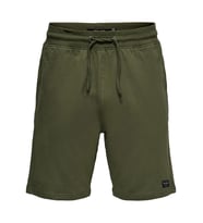 Only & Sons Erkek Penye Şort Sweat Shorts 22015623 (Yeşil)