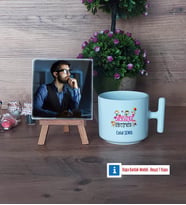 Bilgisayar Öğretmeni Fotoğraflı Dekoratif Taş, Kupa Bardak Beyaz Hediye (Model 12)
