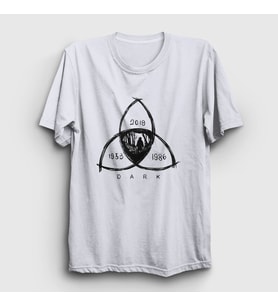 Presmono Unisex Sarı Connected V3 Dark T-Shirt 186410tt (Beyaz)