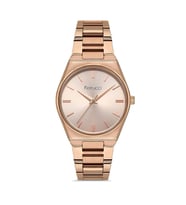 Ferrucci 1.Sınıf Çelik Su Geçirmez Sade Şık Kadın Kol Saat (Rose)