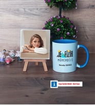 Jeofizik Mühendisi Fotoğraflı Dekoratif Taş, Kupa Bardak Beyaz Hediye (Model 4)