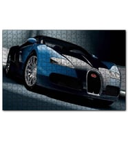 Cakapuzzle Mavi Siyah Bugatti  Puzzle Yapboz MDF (Ahşap) (500 Parça)