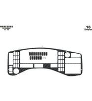Meriç® Mercedes 403 Ön Torpido Kaplama Maun 16 Parça 1993-2000 (Karbon)