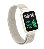 Xiaomi Redmi Watch 2 Lite Zore KRD-58 Metal Kordon (Krem)