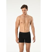 LİKRALI ERKEK BOXER (Siyah)