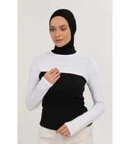 Sıfır Yakalı Boyunluklu Kolluk (Beyaz)