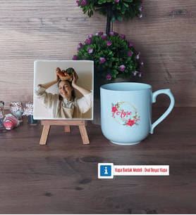 İsme Özel Doğum Günü Hediyesi Fotoğraflı Dekoratif Taş, Kupa Bardak Beyaz Hediye (Model 5)