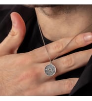 Unisex İliza Gümüş Kolye (Rose)